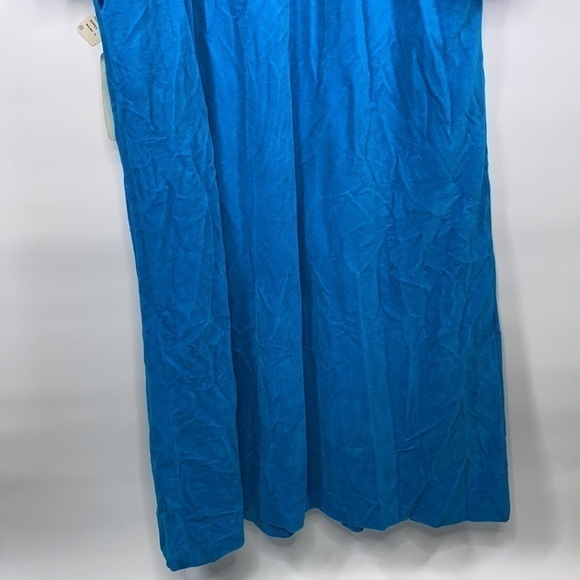 Vintage Vanity Fair Peacock Blue Robe 80's NWT Size XL RARE - Picture 3 of 11